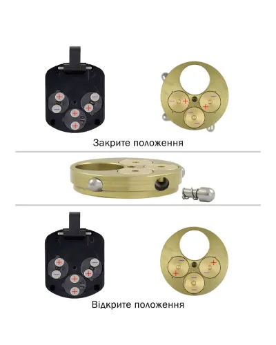 Броненакладка DISEC MAGNETIC 3G2FM DIN OVAL 25мм