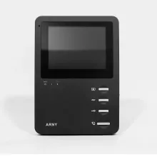  Кольоровий відеодомофон з пам'яттю AVD-410 black