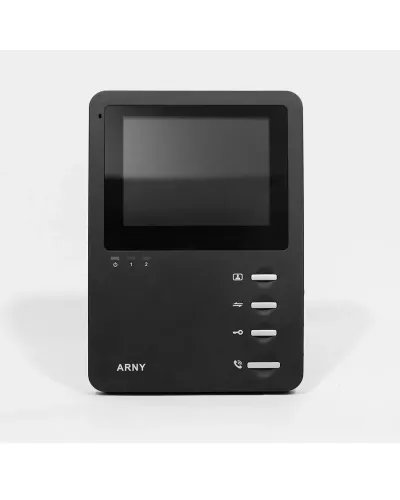  Кольоровий відеодомофон з пам'яттю AVD-410 black