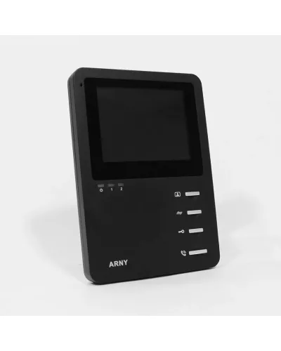  Кольоровий відеодомофон з пам'яттю AVD-410 black