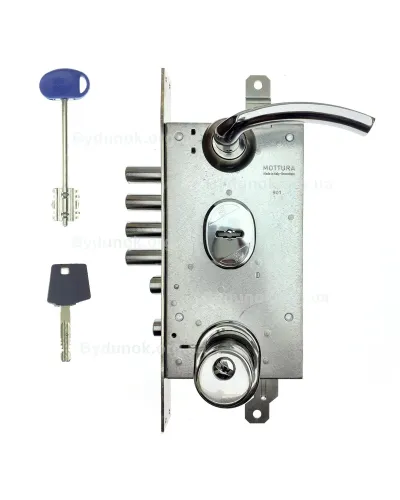 Замок дверний Mottura 54j797 My key та Tokoz Pro 300
