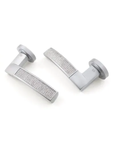 Дверна ручка RDA Icaro Swarovski матовий хром