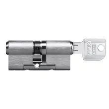 Циліндр замка EVVA MCS 5KEY ключ-ключ (нікель)