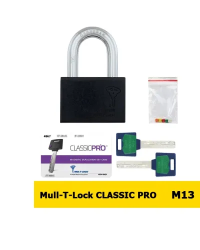 MUL-T-LOCK M16 / C1 * ClassicPro Навісний замок 50мм R_shackle 15,85мм BOX_M
