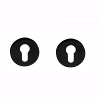 Накладка на циліндр Condi Collection PZ кругла Чорна (нержавіюча сталь)