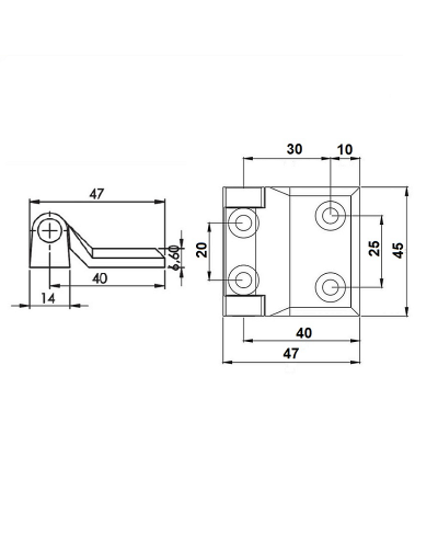 Петля дверна RZ 417-1