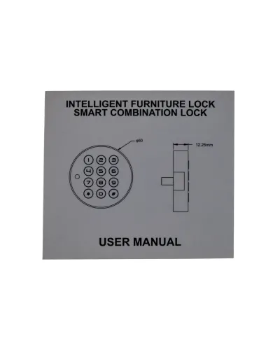 Меблевий замок з кодовою клавіатурою SEVEN LOCK P-12