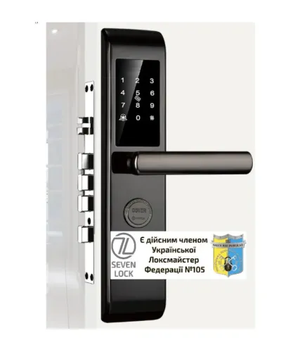 Розумний замок SEVEN LOCK SL-7740B black