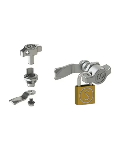 Замок кноб для металевої шафи RZ 311-3-5 