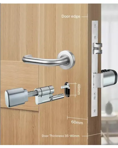 PES Cylinder Silver 35х35 мм кодовый смарт-цилиндр для замка