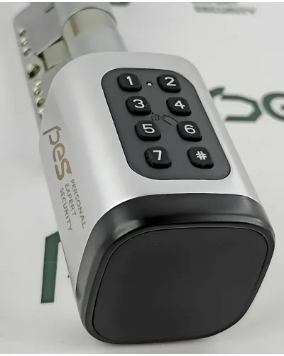 PES Cylinder 3 с клавиатурой и сканером отпечатков пальца 90 мм 45/45