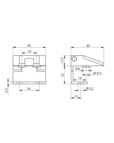 Кутова петля промислова RZ 416-1