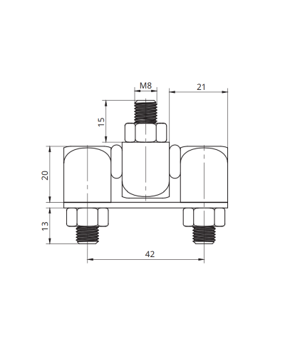 Петля бічна зовнішня RZ 407-1.