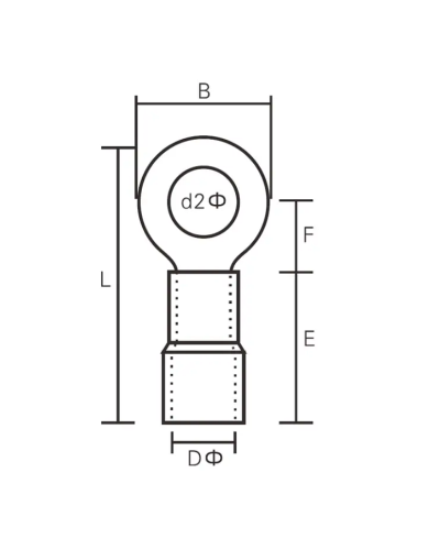 Клема кільцева ізольована RZ RV5.5-3