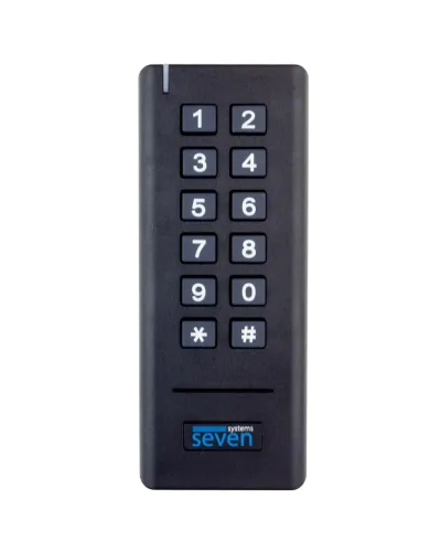 Бездротова клавіатура з вбудованим зчитувачем SEVEN LOCK SK-7712b