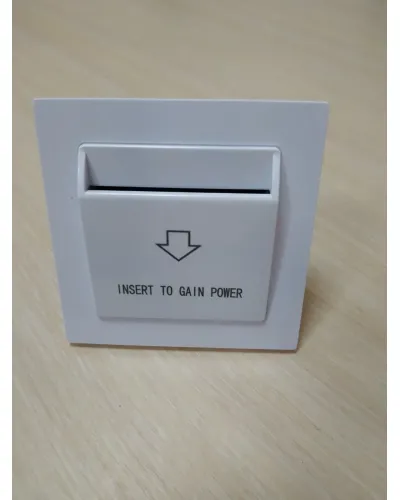 Енергозберігаючий кишеню для готелів SEVEN LOCK P-7751 white