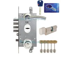 Дверний замок Mottura 54.797 з ручкою Armadillo Libra + Mul-T-Lock Integrator