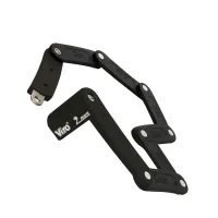 Замок-ланцюг VIRO MOTO BLACK MAMBA BLACK 70 см 3KEY (велозамок, мотозамок)