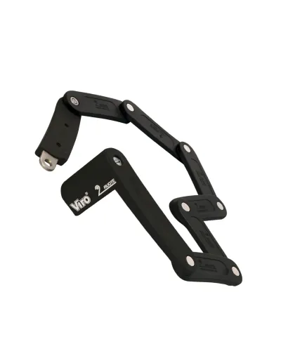Замок-ланцюг VIRO MOTO BLACK MAMBA BLACK 70 см 3KEY (велозамок, мотозамок)