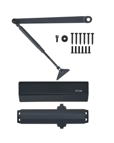Дотягувач дверний RYOBI D-1554 STD GREY_ANTHRACITE FIRE [80кг|1100мм]