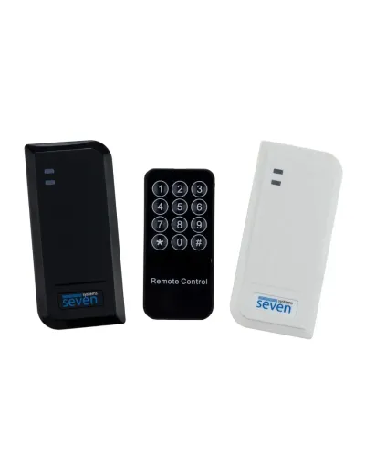 Комплект контролю доступу SEVEN IP66 [електромагніт, контролер та безконтактна кнопка виходу SEVEN, 15 ключів]