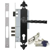 Замок для вулиці Kale 152-3MR-ex101-em (Чорний мат)