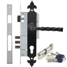 Замок для вулиці Kale 152-3MR-ex101-imp (Чорний мат)