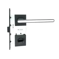 Дверні ручки під фіксацію TRION RADIANT 49 Black + white ЦАМ