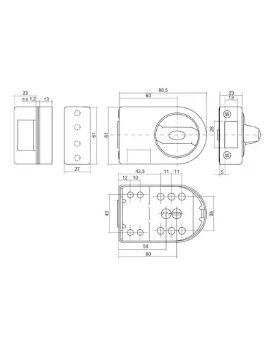 Замок Gerda ZN 200